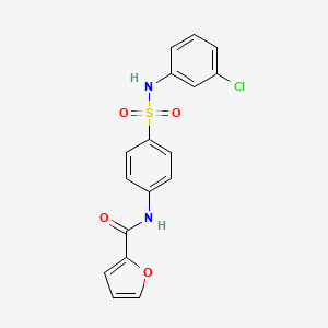 N-{4-[(3-chlorophenyl)sulfamoyl]phenyl}furan-2-carboxamide