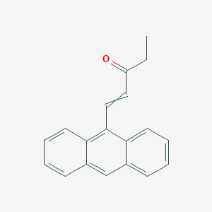 1-(Anthracen-9-yl)pent-1-en-3-one