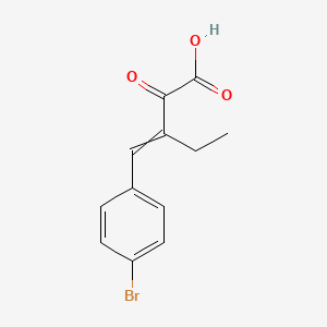 3-[(4-Bromophenyl)methylidene]-2-oxopentanoic acid