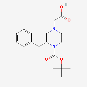 2-(3-Benzyl-4-(tert-butoxycarbonyl)piperazin-1-YL)acetic acid