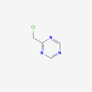 molecular formula C4H4ClN3 B14171329 2-(Chloromethyl)-1,3,5-triazine CAS No. 30361-82-1