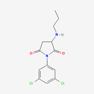 1-(3,5-Dichlorophenyl)-3-(propylamino)pyrrolidine-2,5-dione