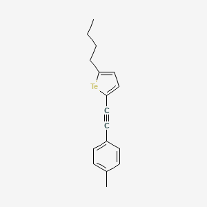 2-Butyl-5-[(4-methylphenyl)ethynyl]tellurophene