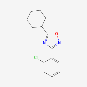 3-(2-Chlorophenyl)-5-cyclohexyl-1,2,4-oxadiazole