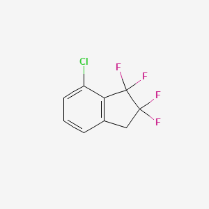 7-Chloro-1,1,2,2-tetrafluoro-2,3-dihydro-1H-indene