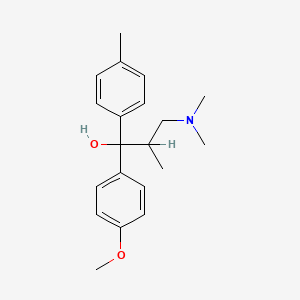 alpha-(2-(Dimethylamino)-1-methylethyl)-4-methoxy-4'-methyl-benzhydrol