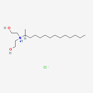 N,N-Bis(beta-hydroxyethyl)-2-aminotetradecane hydrochloride