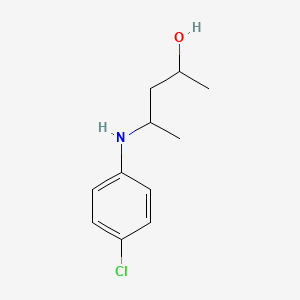 4-(4-Chloroanilino)pentan-2-ol