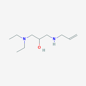 molecular formula C10H22N2O B14171422 1-(Diethylamino)-3-(prop-2-enylamino)propan-2-ol CAS No. 6295-98-3