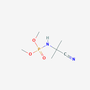 Dimethyl (2-cyanopropan-2-yl)phosphoramidate