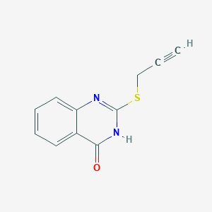 molecular formula C11H8N2OS B1417149 2-(2-propynylsulfanyl)-4(3H)-quinazolinone CAS No. 315239-28-2