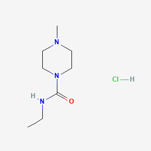 1-Piperazinecarboxamide, N-ethyl-4-methyl-, hydrochloride