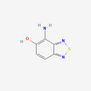 molecular formula C6H5N3OS B1417150 4-Amino-benzo[1,2,5]thiadiazol-5-ol CAS No. 3177-69-3