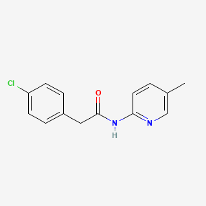 2-(4-chlorophenyl)-N-(5-methylpyridin-2-yl)acetamide