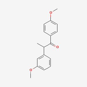 2-(3-Methoxyphenyl)-1-(4-methoxyphenyl)propan-1-one