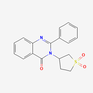 3-(1,1-dioxidotetrahydrothiophen-3-yl)-2-phenylquinazolin-4(3H)-one