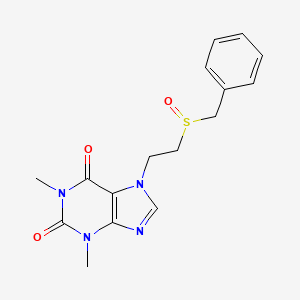 7-(2-(Benzylsulfinyl)ethyl)theophylline