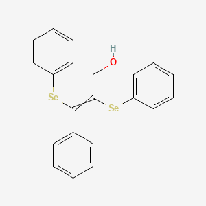 3-Phenyl-2,3-bis(phenylselanyl)prop-2-en-1-ol