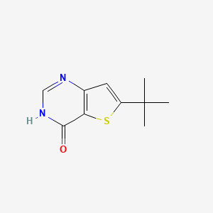 molecular formula C10H12N2OS B1417156 6-tert-Butyl-3H-thieno[3,2-d]pyrimidin-4-one CAS No. 215928-65-7