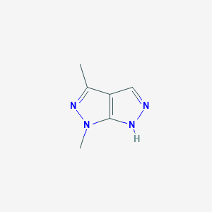 molecular formula C6H8N4 B1417157 1,3-Dimethyl-1,6-dihydropyrazolo[3,4-c]pyrazole CAS No. 446276-19-3