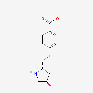 Methyl 4-{[(2S,4R)-4-fluoropyrrolidin-2-yl]methoxy}benzoate