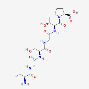 L-Valylglycyl-L-serylglycyl-L-threonyl-L-proline