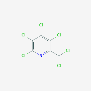 Pyridine, 2-methyl-, hexachloro deriv.