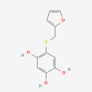 5-{[(Furan-2-yl)methyl]sulfanyl}benzene-1,2,4-triol