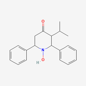 1-Hydroxy-2,6-diphenyl-3-(propan-2-yl)piperidin-4-one