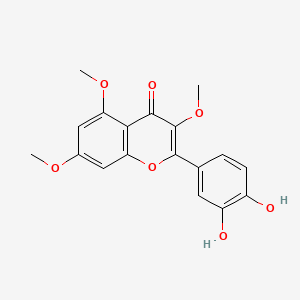 2-(3,4-Dihydroxyphenyl)-3,5,7-trimethoxychromen-4-one