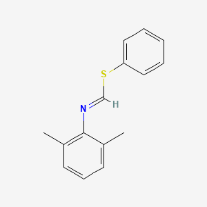 Phenyl (2,6-dimethylphenyl)methanimidothioate