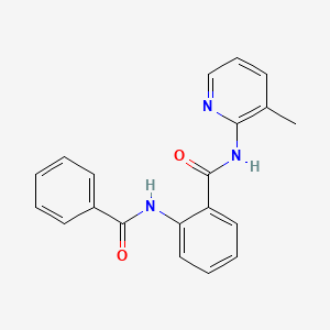 N-(3-methylpyridin-2-yl)-2-[(phenylcarbonyl)amino]benzamide