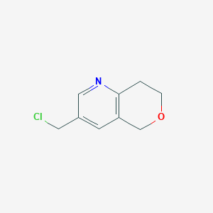 3-(Chloromethyl)-7,8-dihydro-5H-pyrano[4,3-B]pyridine