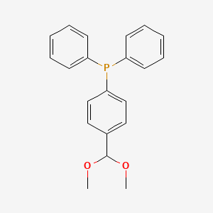 [4-(Dimethoxymethyl)phenyl](diphenyl)phosphane