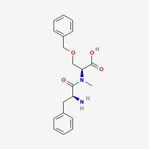 molecular formula C20H24N2O4 B14171848 L-Phenylalanyl-O-benzyl-N-methyl-L-serine CAS No. 921934-61-4