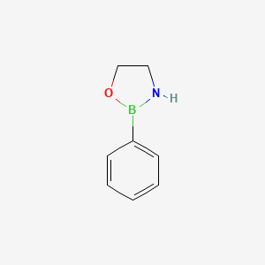 molecular formula C8H10BNO B14171874 2-Phenyl-1,3,2-oxazaborolidine CAS No. 7462-35-3