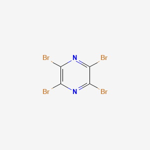 molecular formula C4Br4N2 B14171892 Tetrabromopyrazine CAS No. 23987-37-3