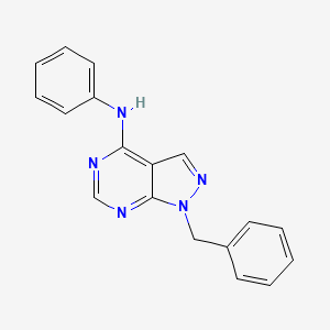 1-benzyl-N-phenylpyrazolo[3,4-d]pyrimidin-4-amine