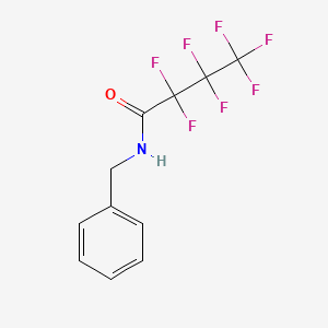 molecular formula C11H8F7NO B14171941 N-Benzyl-2,2,3,3,4,4,4-heptafluorobutanamide CAS No. 560-02-1