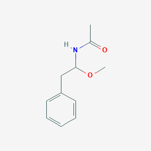 N-(1-Methoxy-2-phenylethyl)acetamide