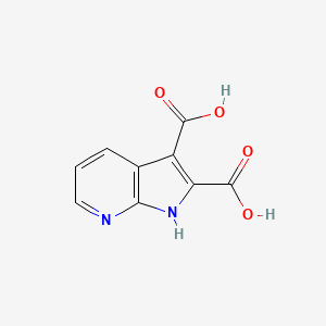 1H-Pyrrolo[2,3-b]pyridine-2,3-dicarboxylic acid