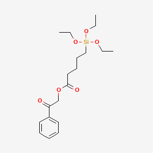 2-Oxo-2-phenylethyl 5-(triethoxysilyl)pentanoate