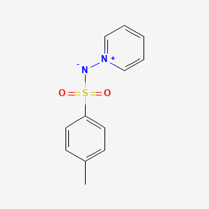 molecular formula C12H12N2O2S B14172067 (4-Methylphenyl)sulfonyl-pyridin-1-ium-1-ylazanide CAS No. 40949-56-2