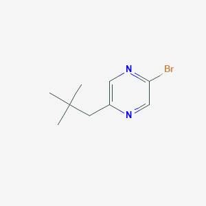 2-Bromo-5-neopentylpyrazine