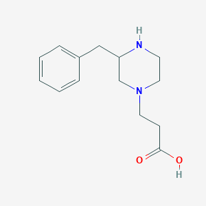 3-(3-Benzylpiperazin-1-YL)propanoic acid