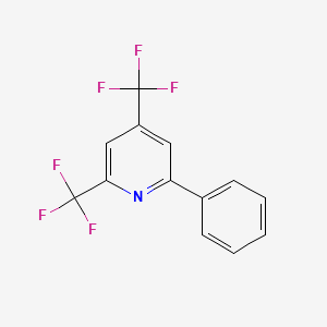 Pyridine, 2-phenyl-4,6-bis(trifluoromethyl)-