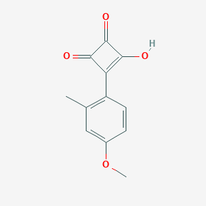 3-Hydroxy-4-(4-methoxy-2-methylphenyl)cyclobut-3-ene-1,2-dione