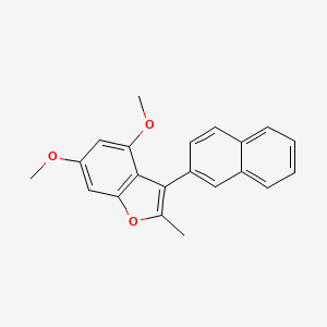 4,6-Dimethoxy-2-methyl-3-(naphthalen-2-yl)-1-benzofuran