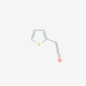 molecular formula C6H4OS B14172172 2-(Thiophen-2-yl)ethen-1-one CAS No. 929051-08-1