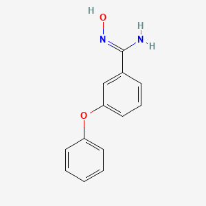 molecular formula C13H12N2O2 B1417221 N'-hydroxy-3-phenoxybenzene-1-carboximidamide CAS No. 1094355-58-4